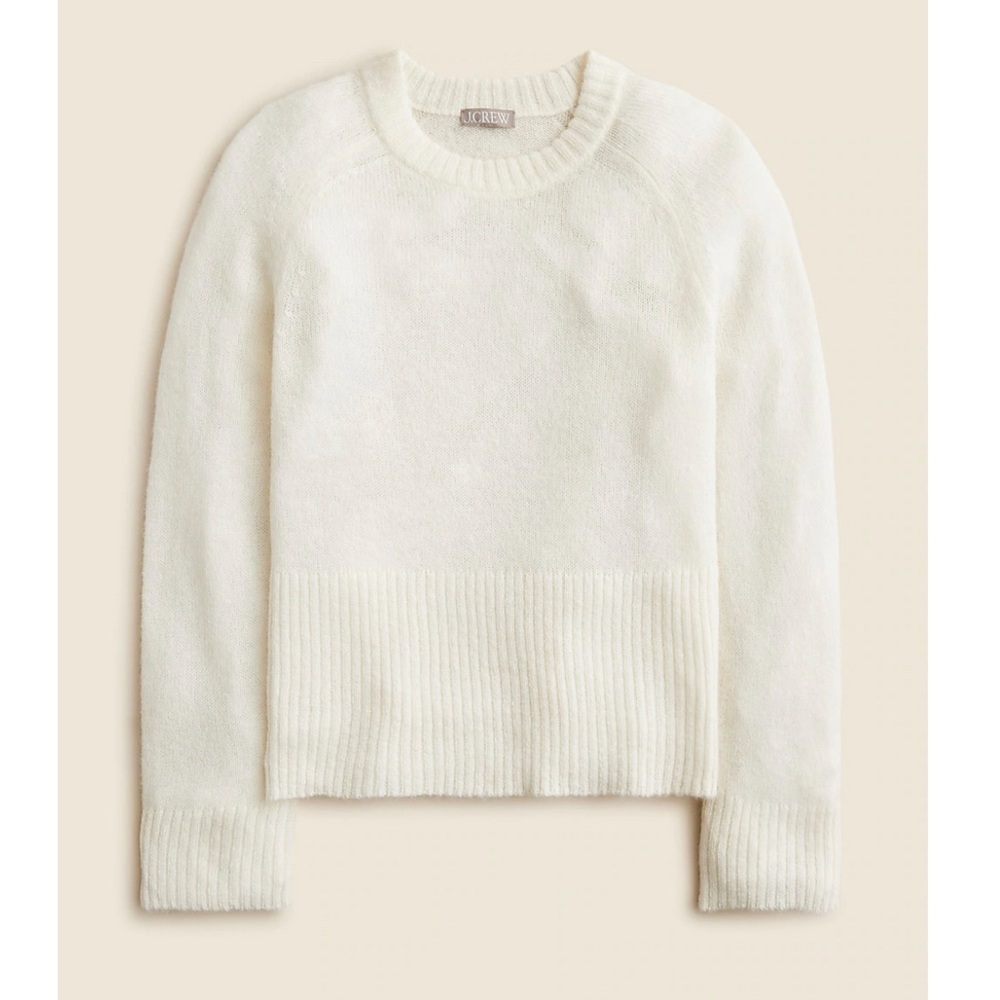 NWT- JCrew High Rib Pullover Sweater